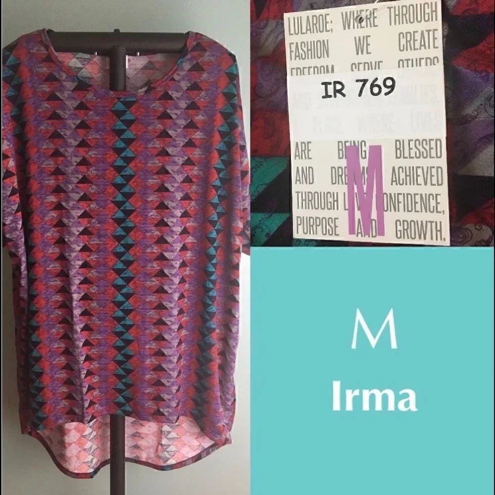 LuLaRoe Irma Medium NWT Multi Geo